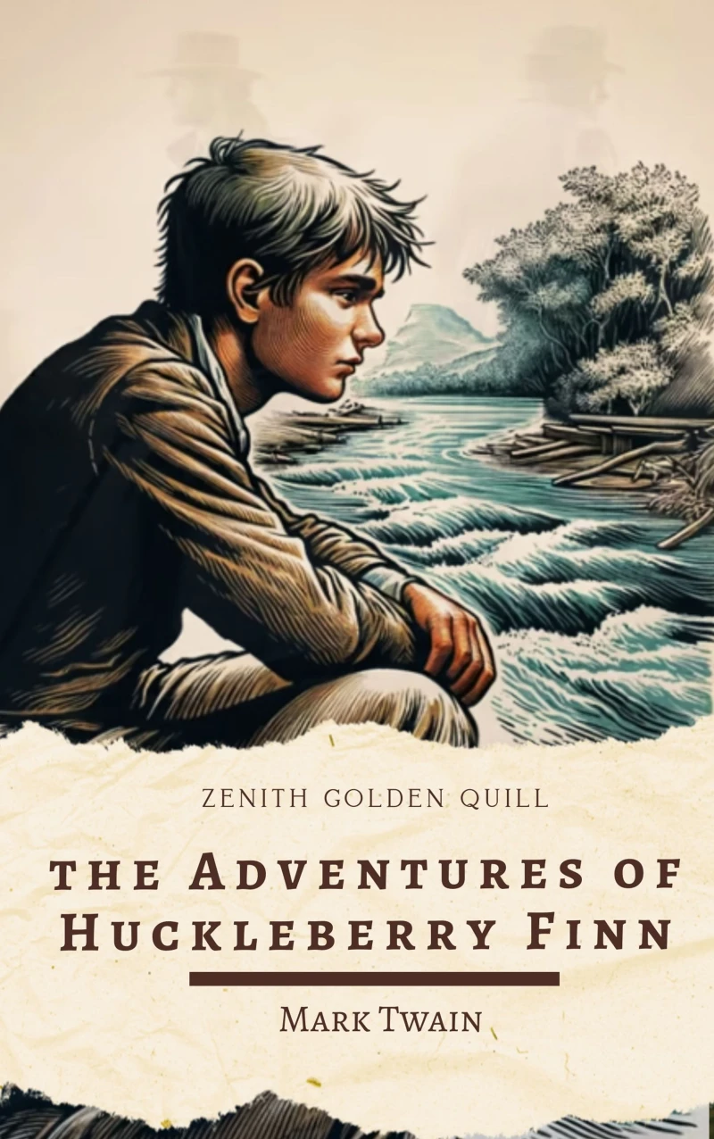 Portada: The Adventures of Huckleberry Finn