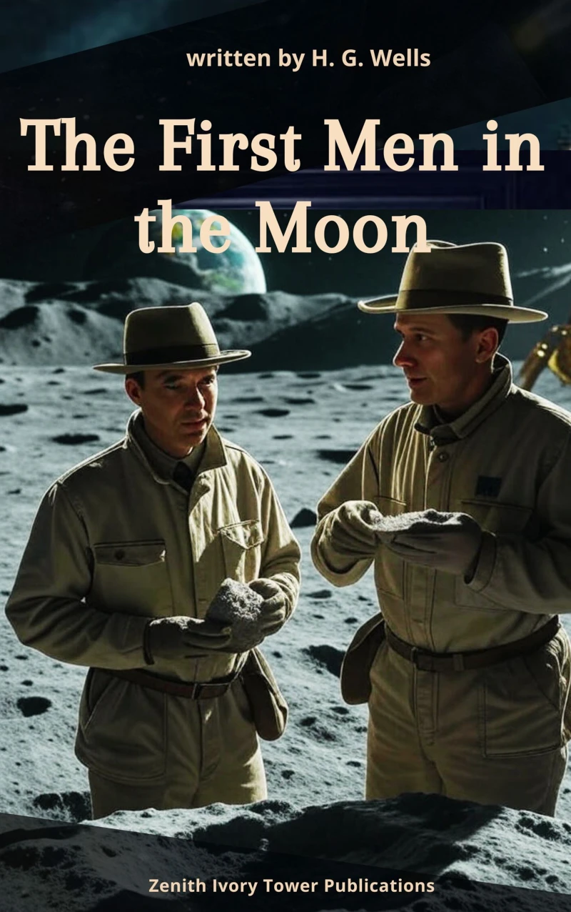 Portada: The First Men in the Moon