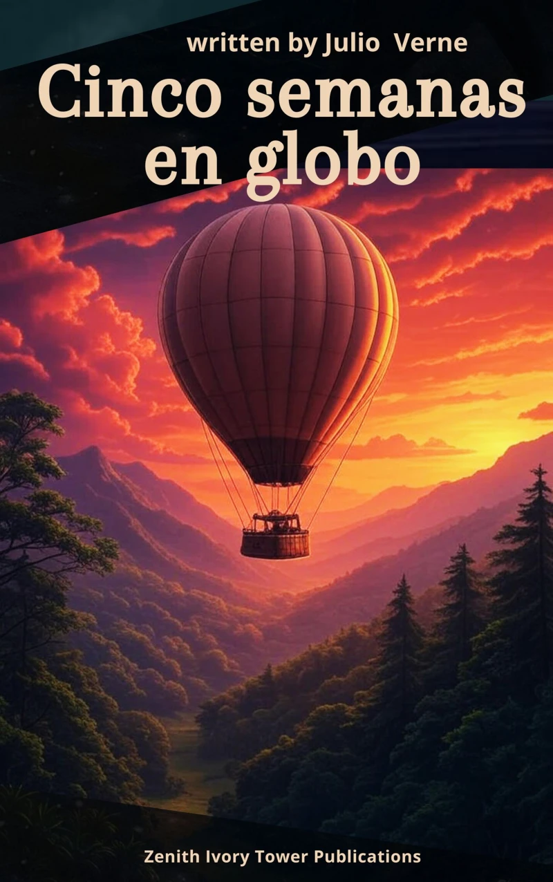 Portada: Cinco semanas en globo
