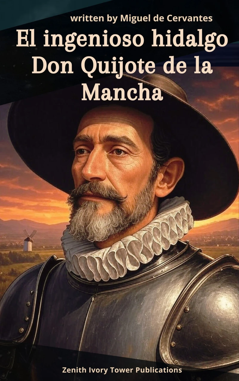 Portada: El ingenioso hidalgo Don Quijote de la Mancha