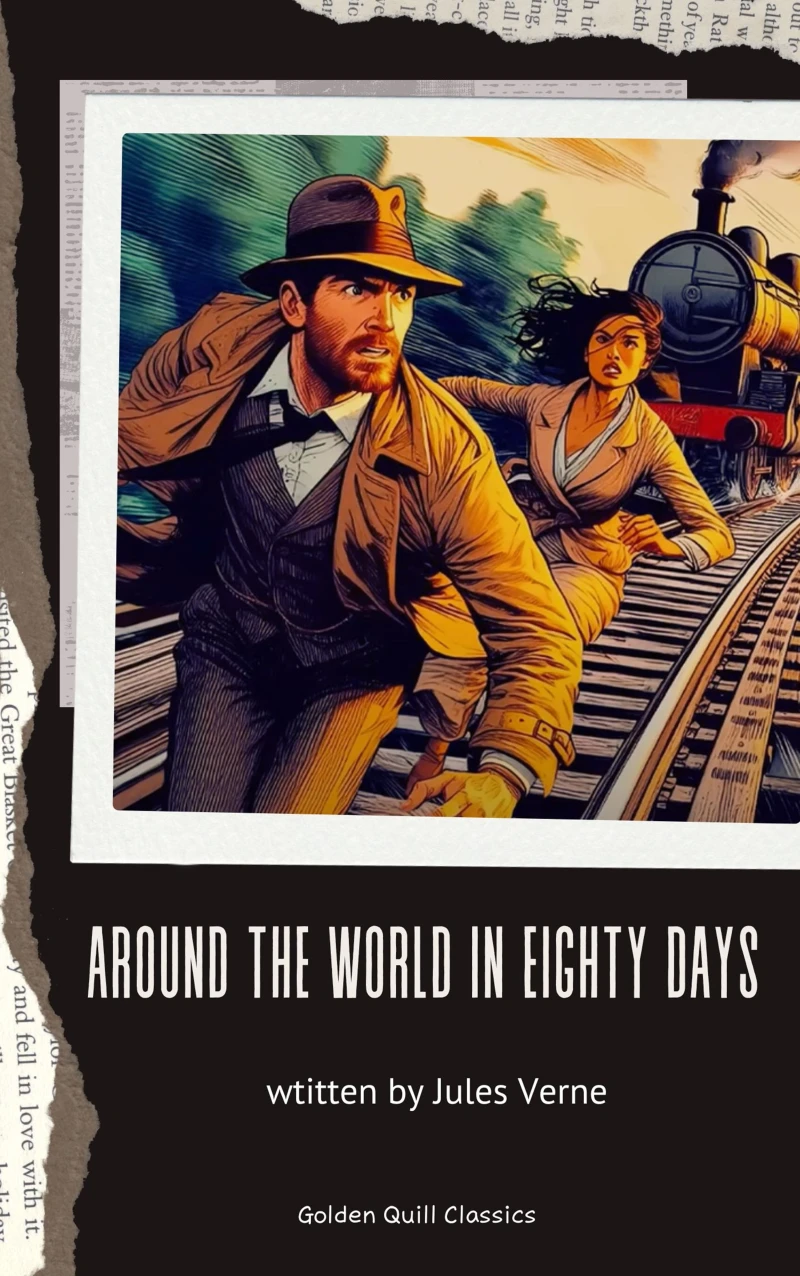 Portada: Around the World in Eighty Days