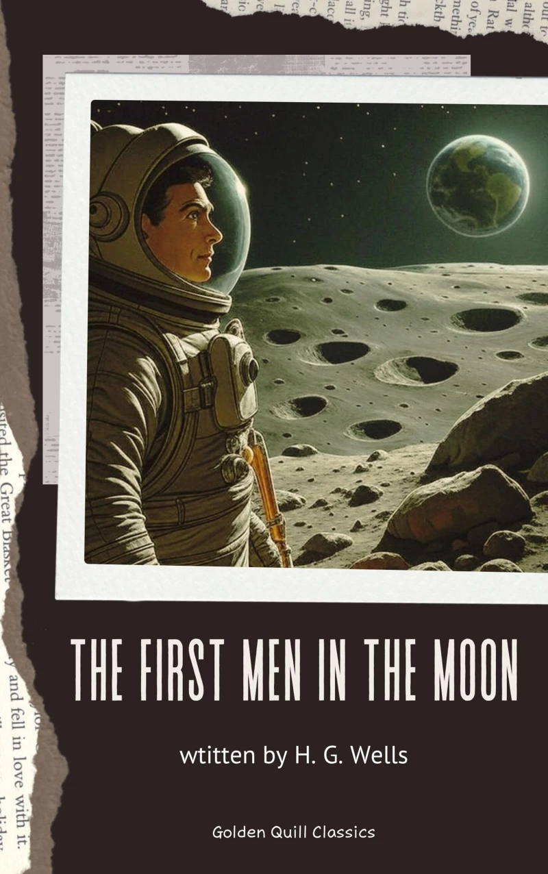 Portada: The First Men in the Moon