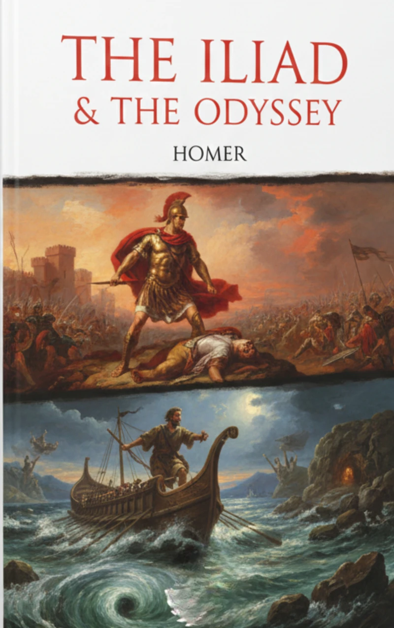 Portada: The Iliad & The Odyssey