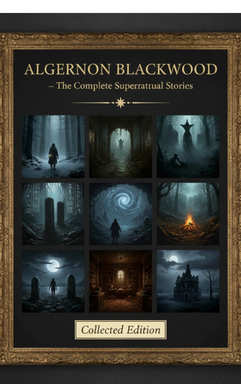 Portada: Algernon Blackwood – The Complete Supernatural Stories