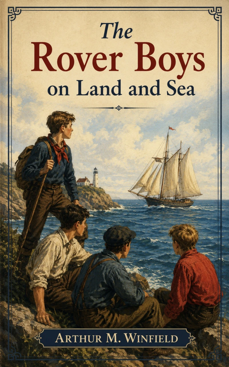 Portada: The Rover Boys on Land and Sea