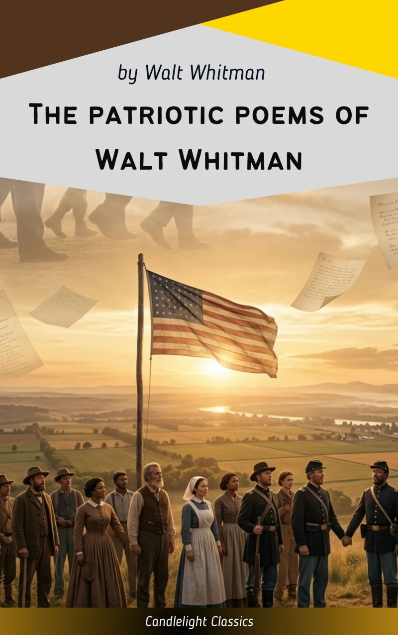 Portada: the patriotic poems of walt whitman