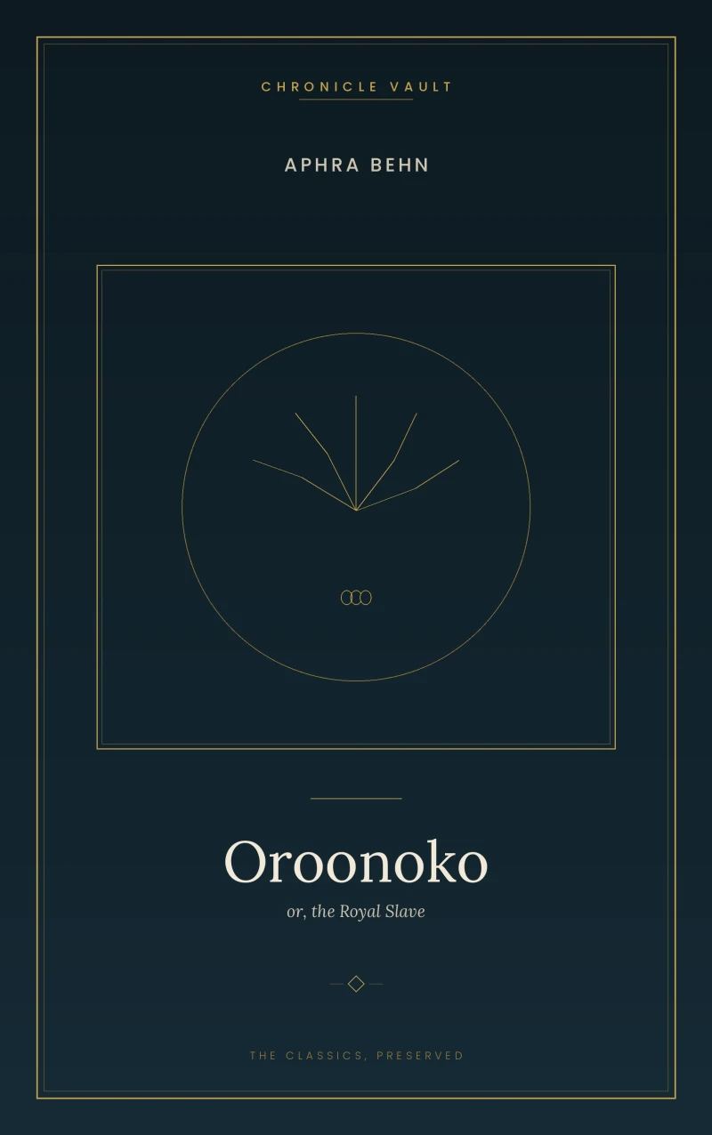 Portada: Oroonoko