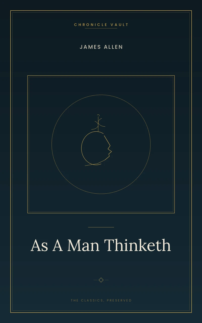 Portada: As A Man Thinketh