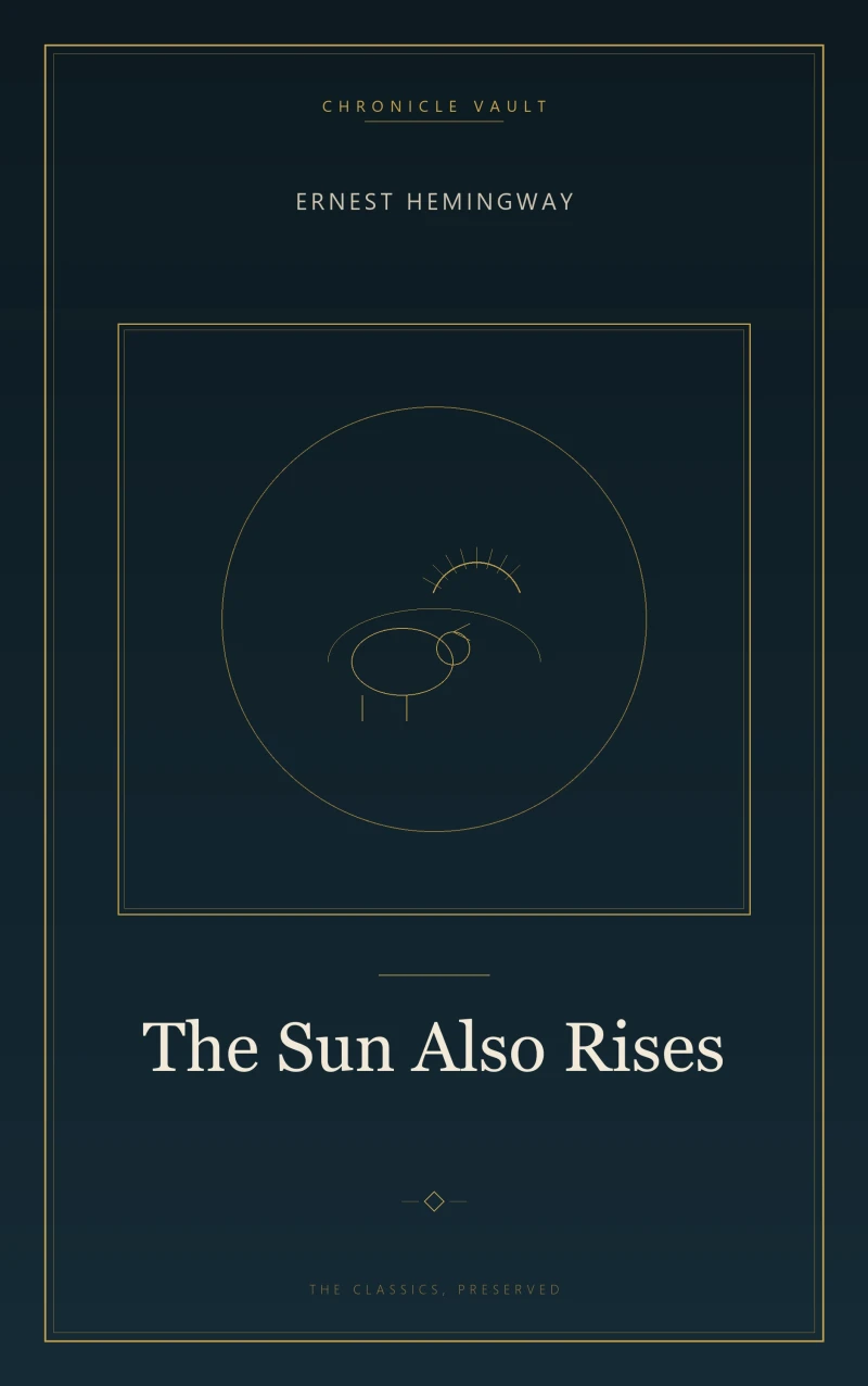 Portada: The Sun Also Rises