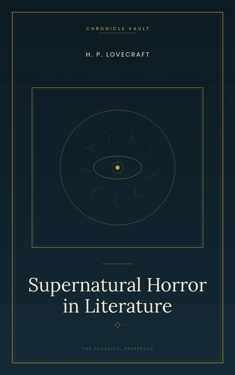 Portada: Supernatural Horror in Literature