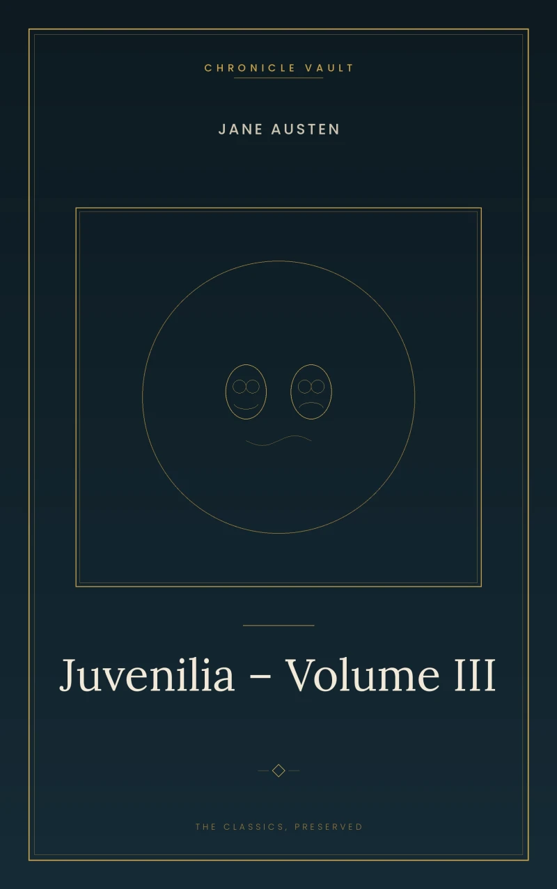 Portada: Juvenilia – Volume III
