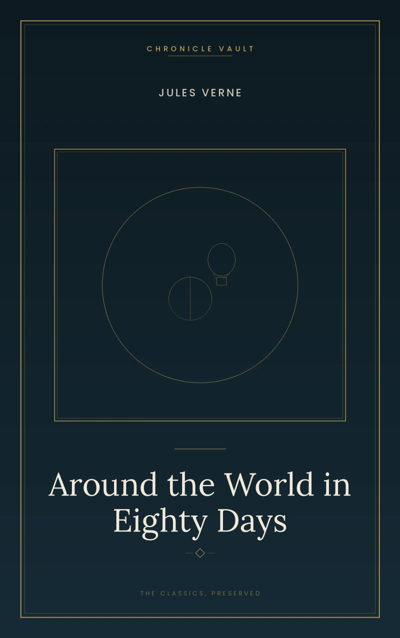 Portada: Around the World in Eighty Days