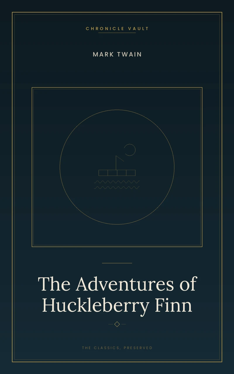 Portada: The Adventures of Huckleberry Finn