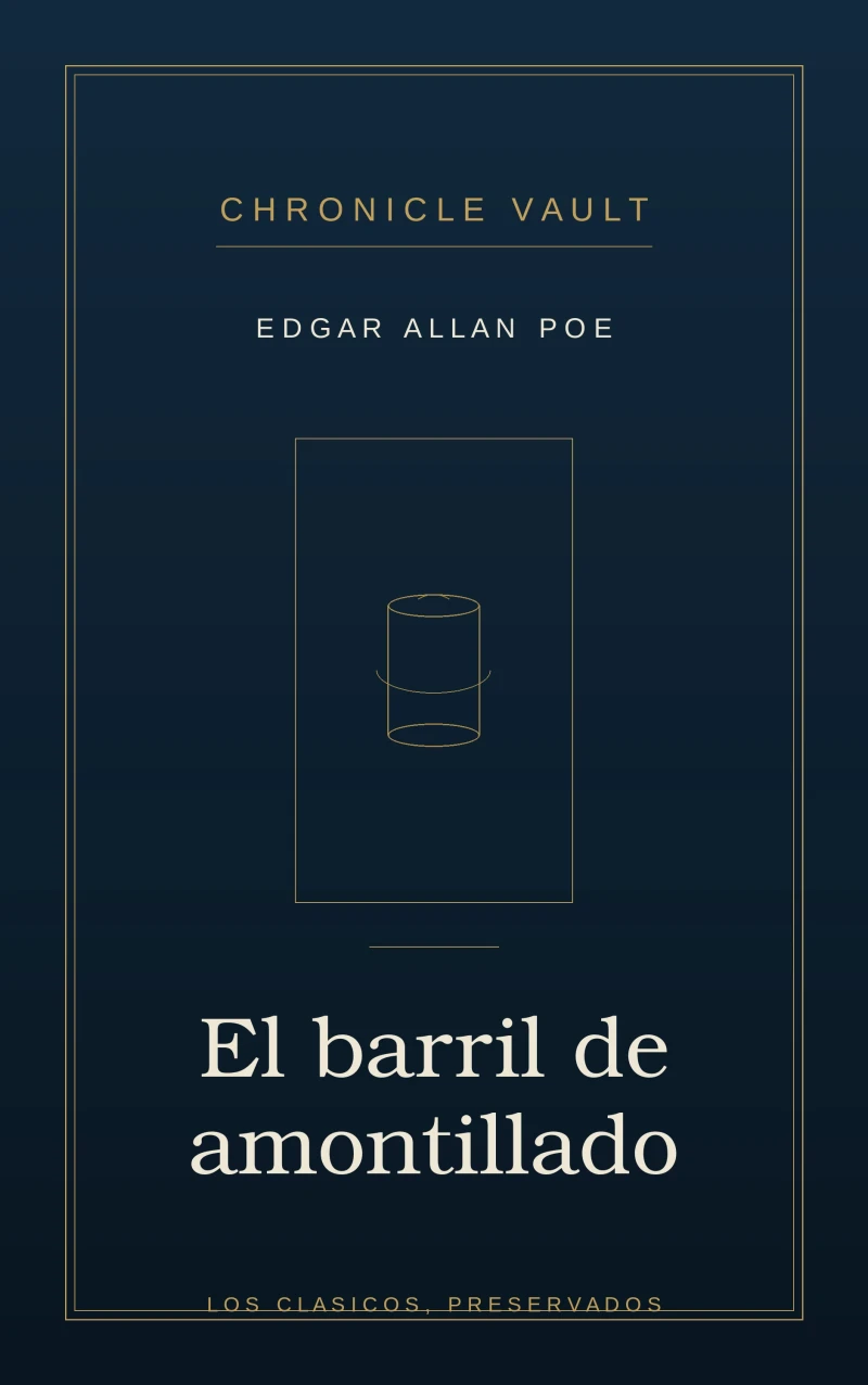 Portada: El barril de amontillado