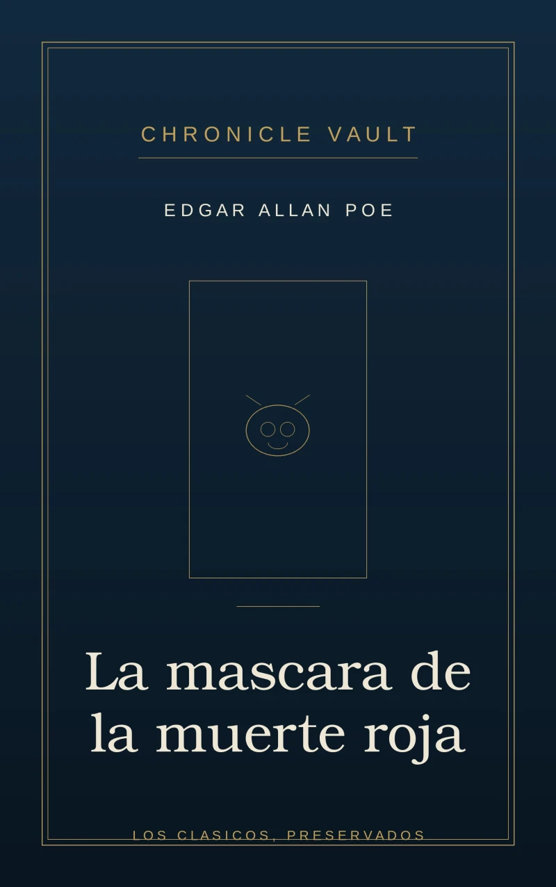 Portada: La máscara de la muerte roja
