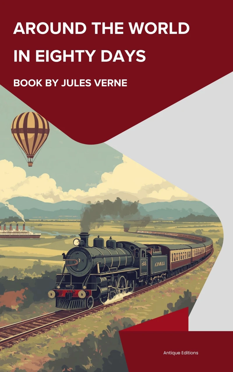 Portada: Around the World in Eighty Days
