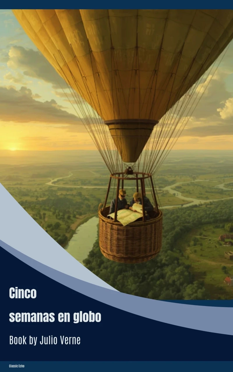 Portada: Cinco semanas en globo
