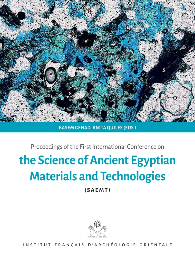 Portada: Proceedings of the First International Conference on the Science of Ancient Egyptian Materials and Technologies