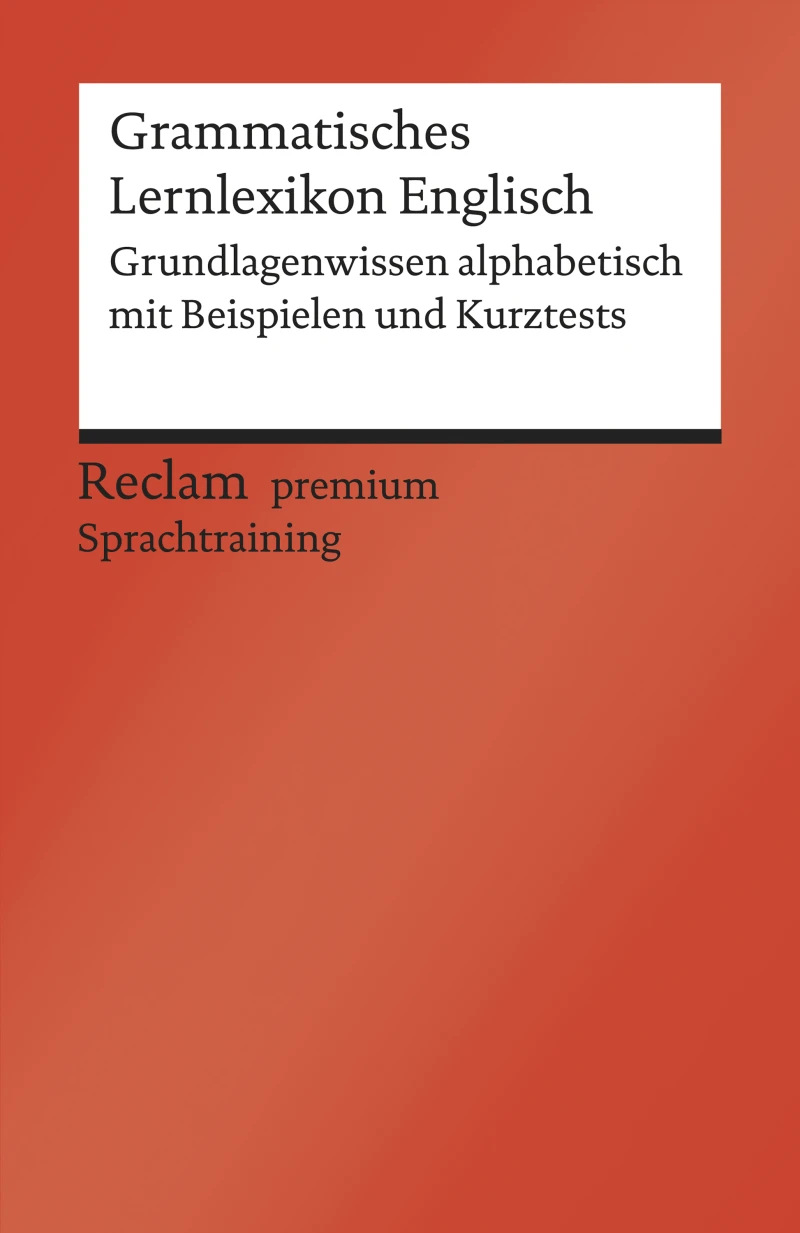 Portada: Grammatisches Lernlexikon Englisch
