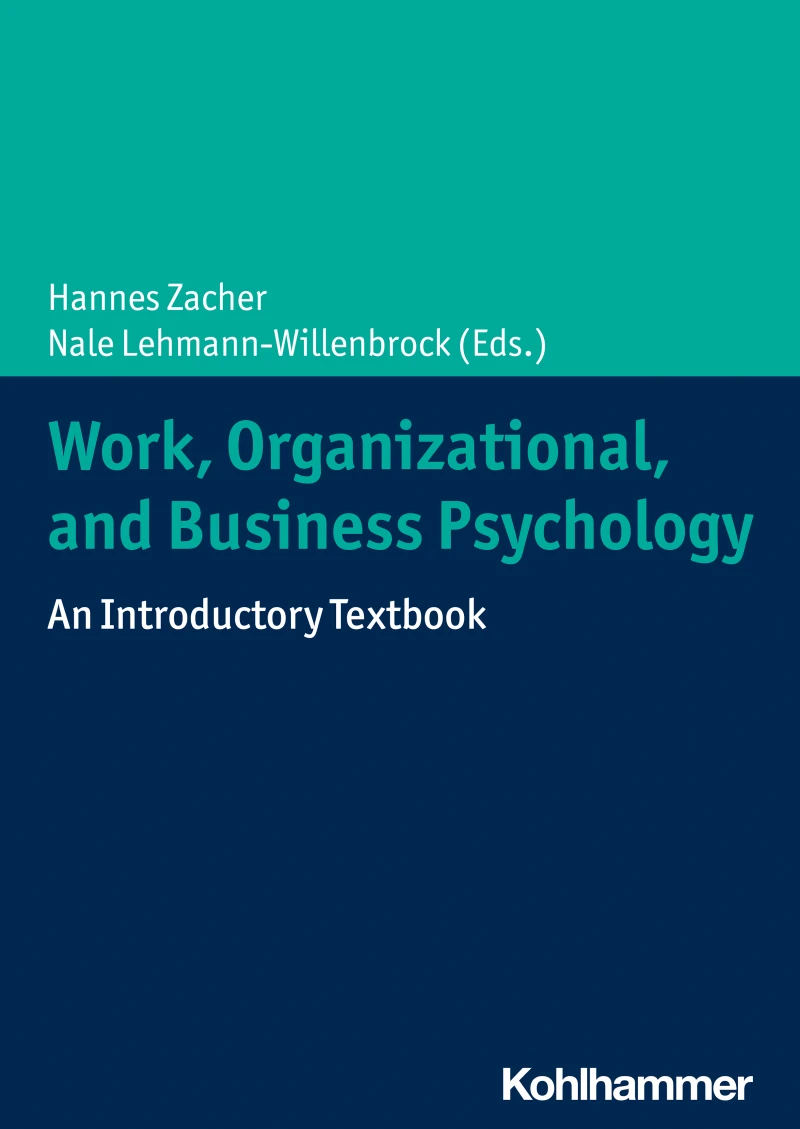Portada: Work, Organizational, and Business Psychology