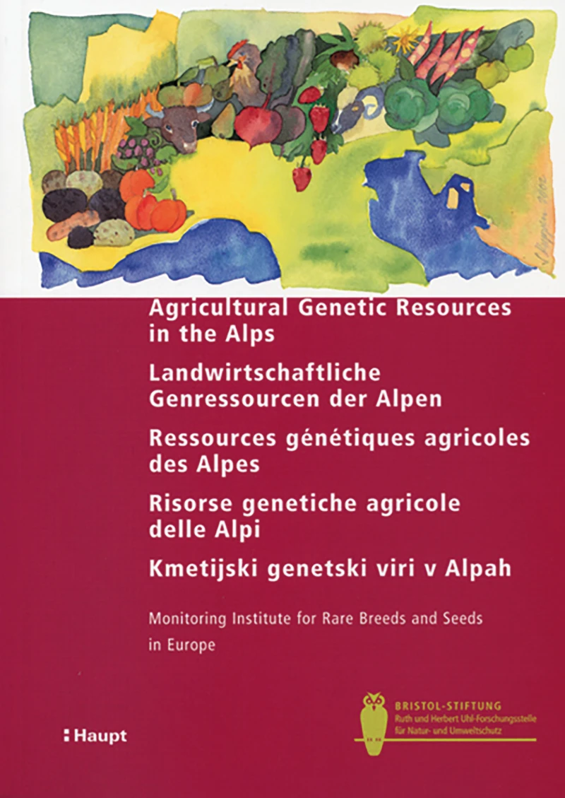 Portada: Agricultural Genetic Resources in the Alps e/d/f/i/sl