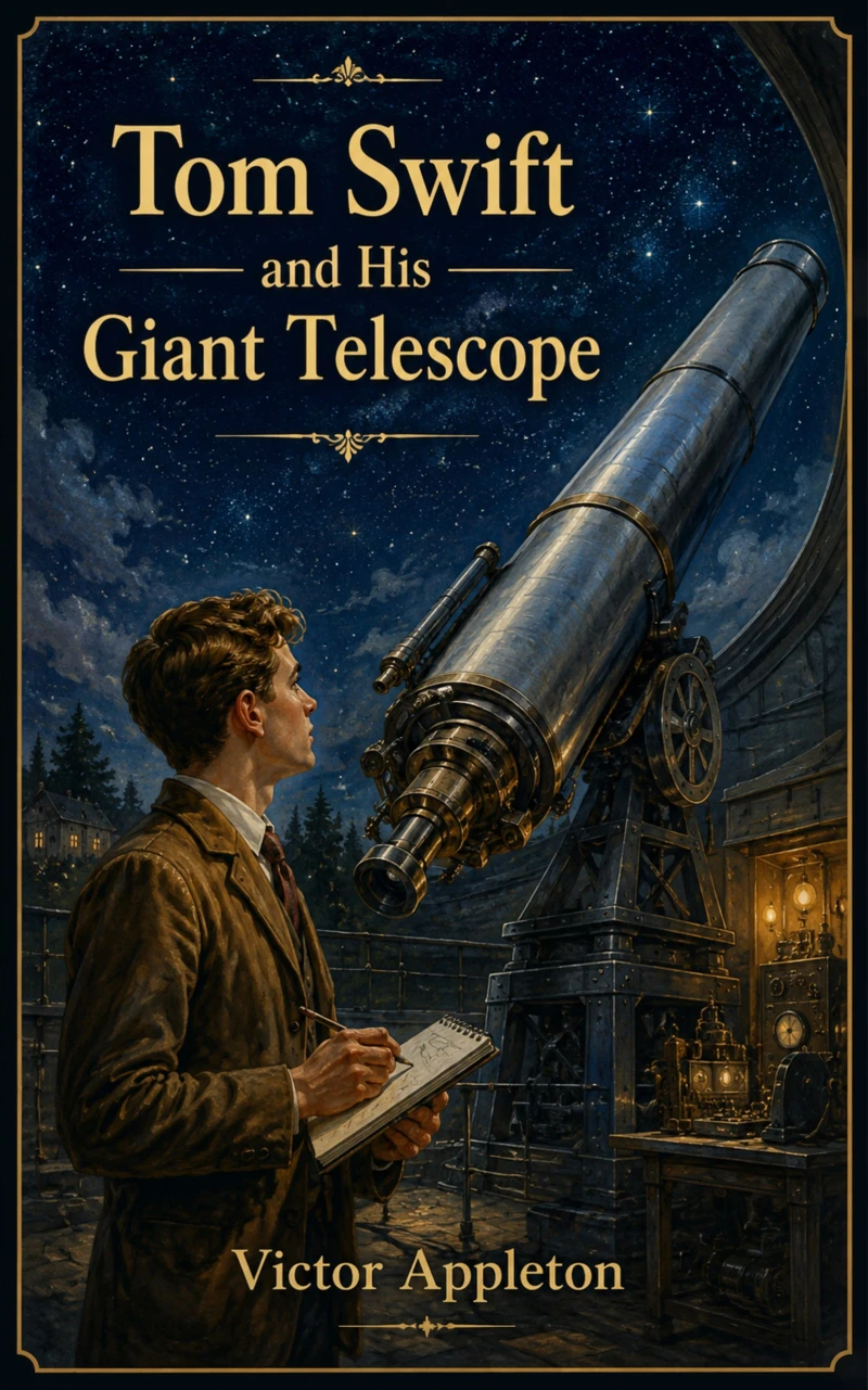 Portada: Tom Swift and His Giant Telescope