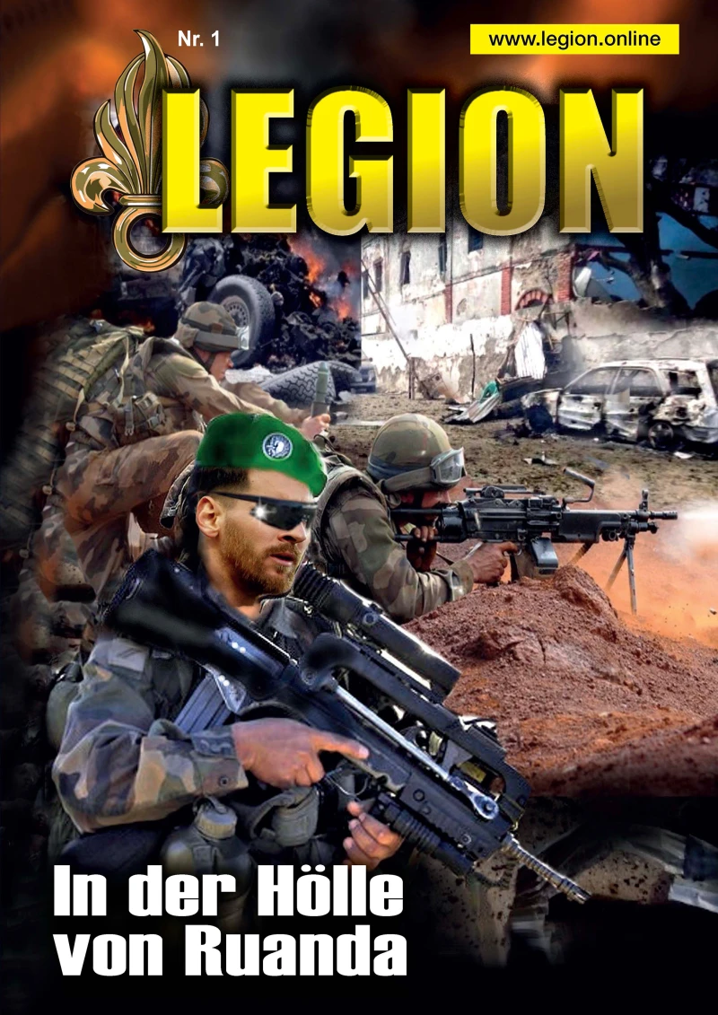 Portada: In der Hölle von Ruanda (Legion Erlebnisberichte Roman Heft Band 1)