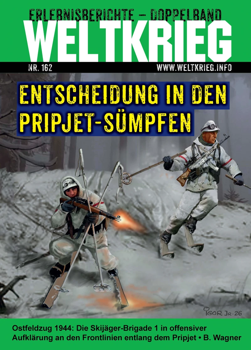 Portada: Entscheidung in den Pripjet-Sümpfen (Weltkrieg Doppelband Heft 162)