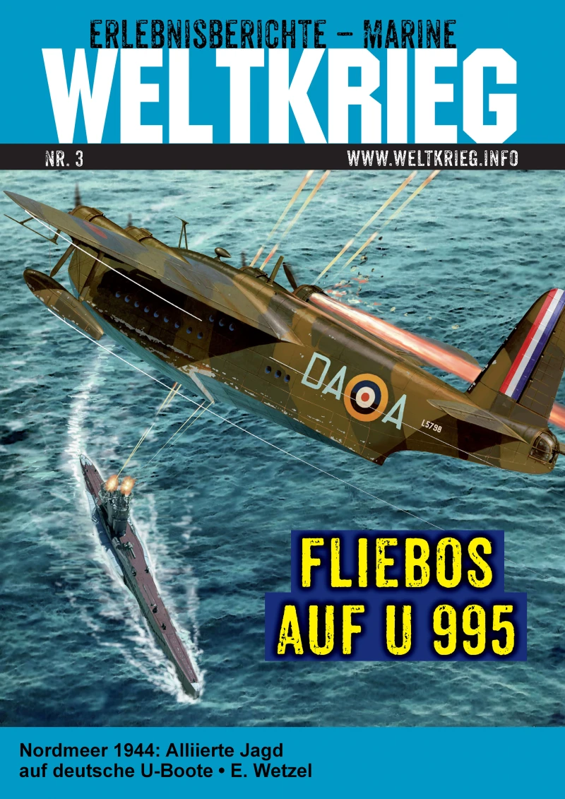 Portada: Fliebos auf U 995 (Weltkrieg Erlebnisberichte Marine Heft 3)
