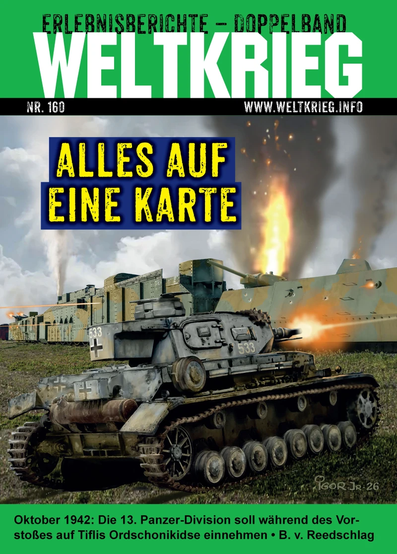 Portada: Alles auf eine Karte (Weltkrieg Doppelband Heft 160)