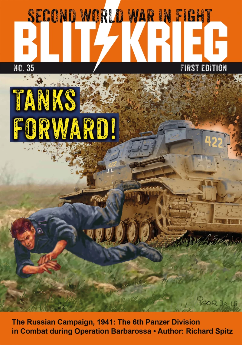 Portada: Tanks forward! (Blitzkrieg - Second World War in Fight, First Edition, No. 35)