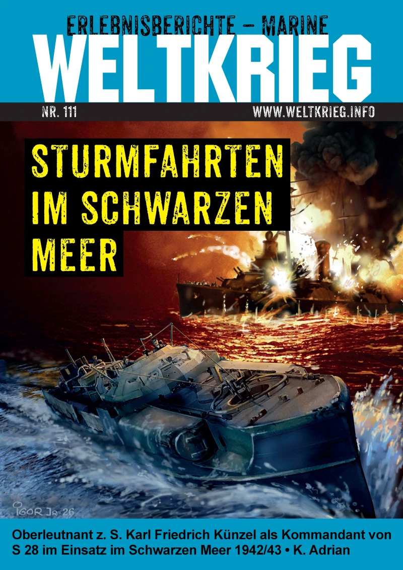 Portada: Sturmfahrten im Schwarzen Meer (Weltkrieg Erlebnisberichte Marineband, Heft Nr. 111)