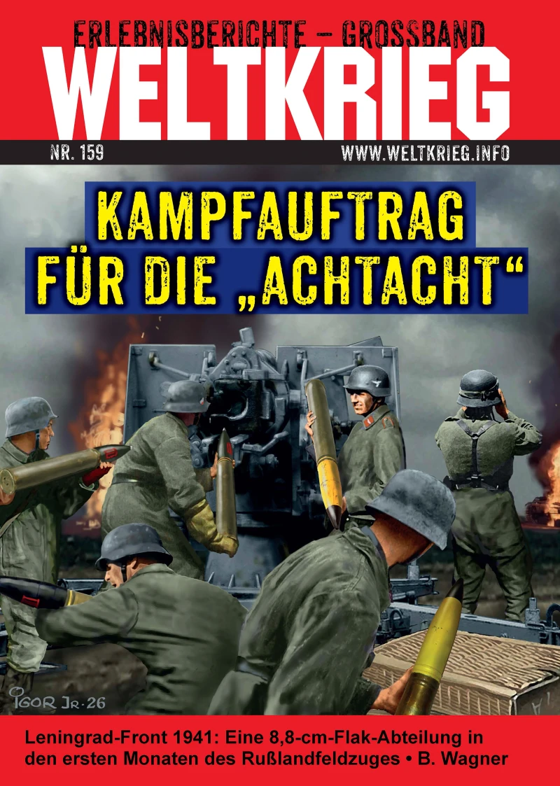 Portada: Kampfauftrag für die „Achtacht“ (Weltkrieg Erlebnisberichte Großband, Heft Nr. 159)