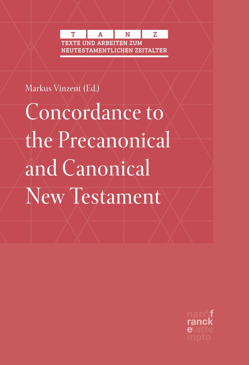 Portada: Concordance to the Precanonical and Canonical New Testament