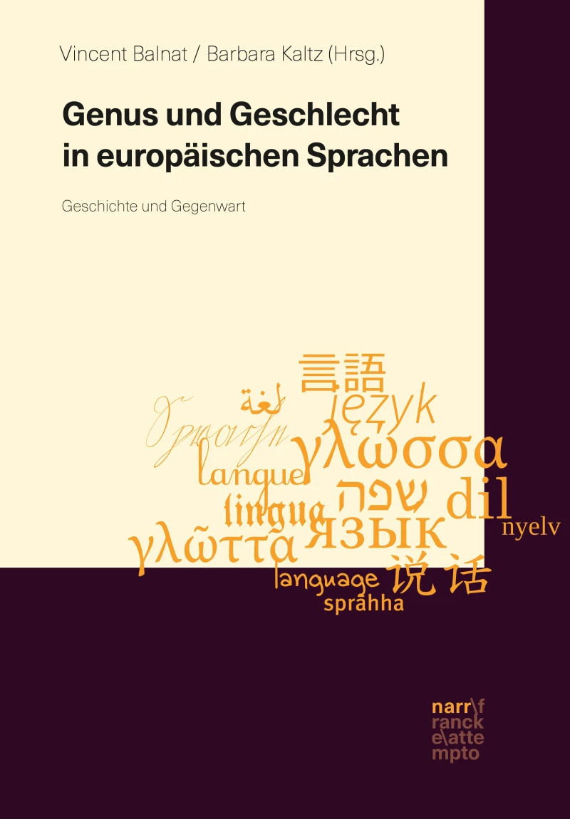 Portada: Genus und Geschlecht in europäischen Sprachen