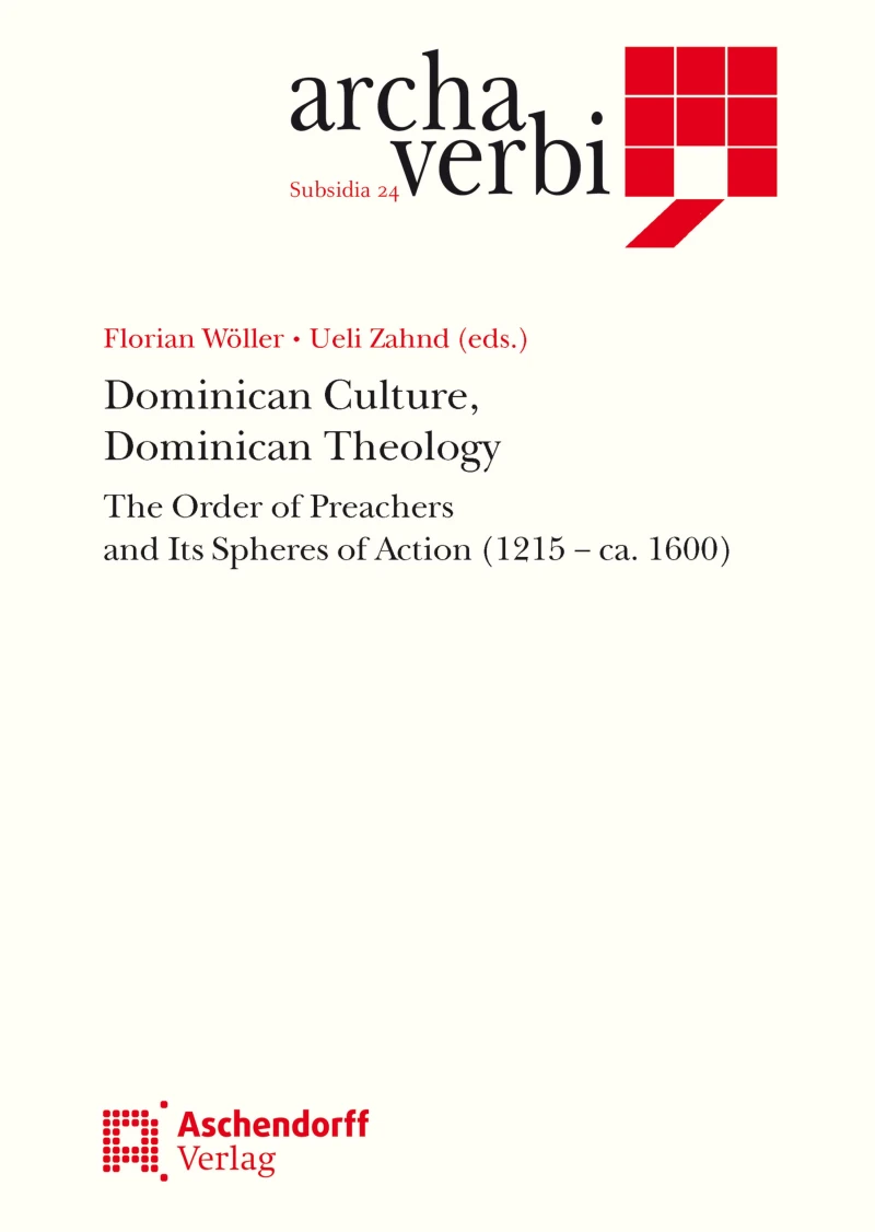 Portada: Dominican Culture, Dominican Theology