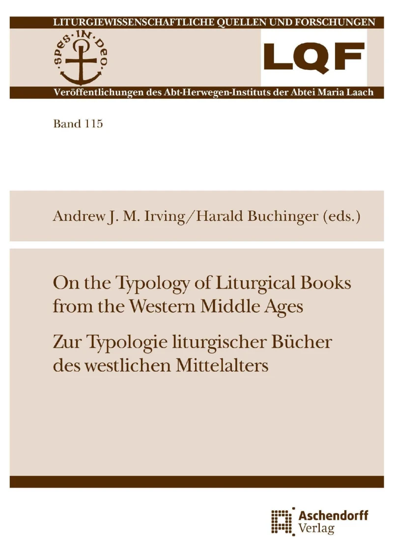 Portada: On the Typology of Liturgical Books from the Western Middle Ages