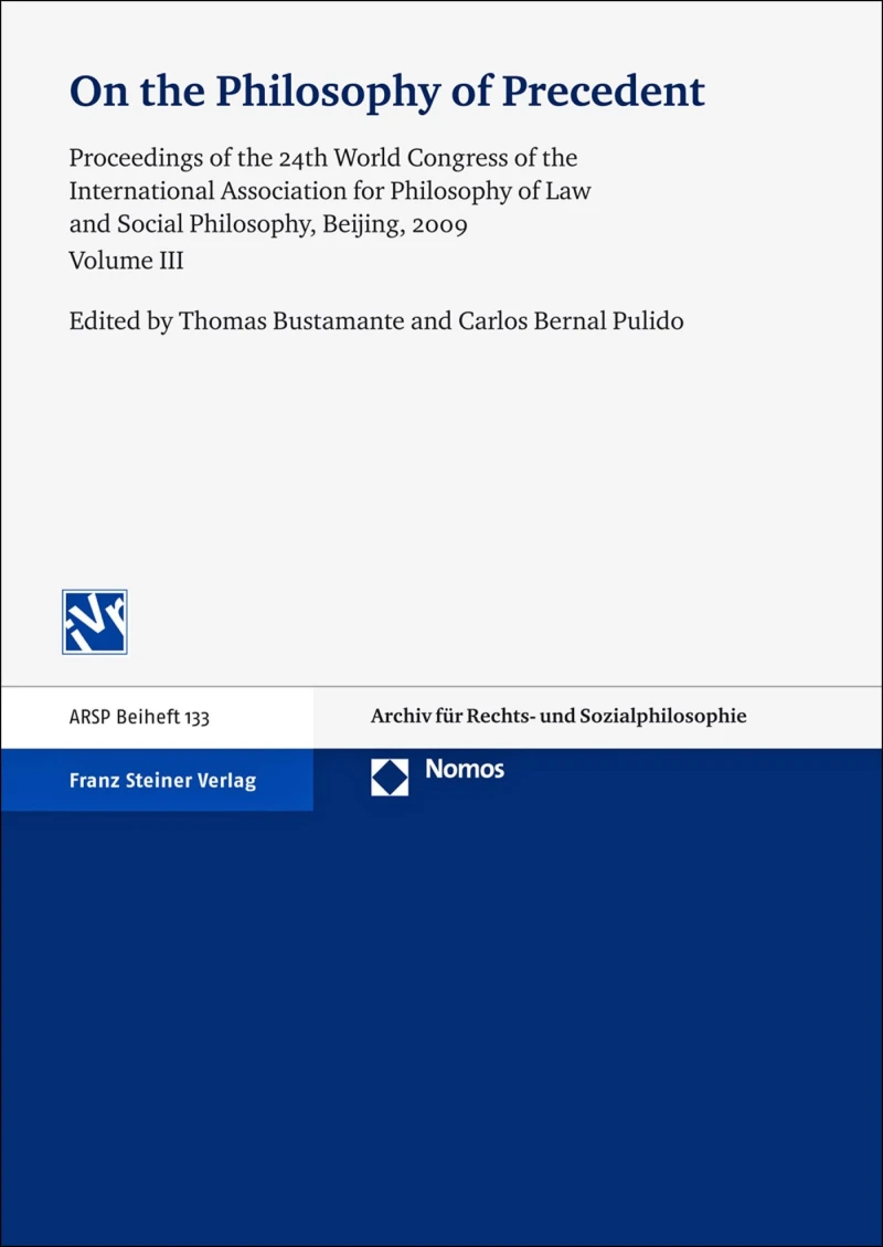 Portada: On the Philosophy of Precedent