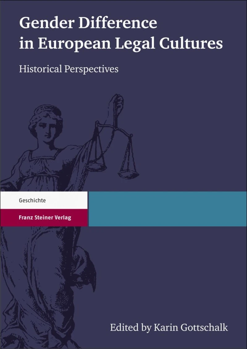 Portada: Gender Difference in European Legal Cultures