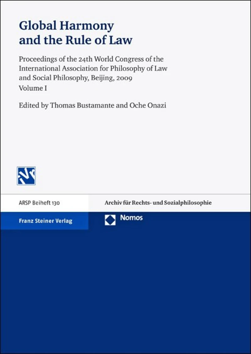 Portada: Global Harmony and the Rule of Law