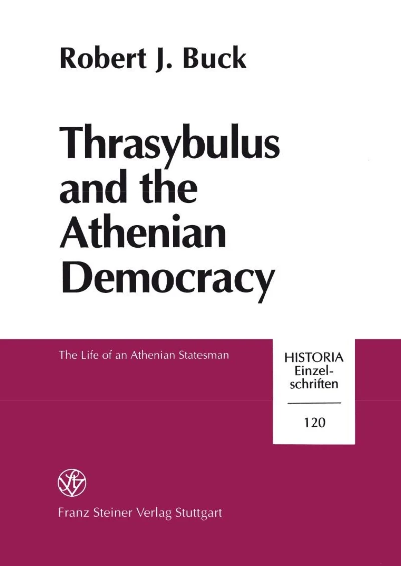 Portada: Thrasybulus and the Athenian Democracy