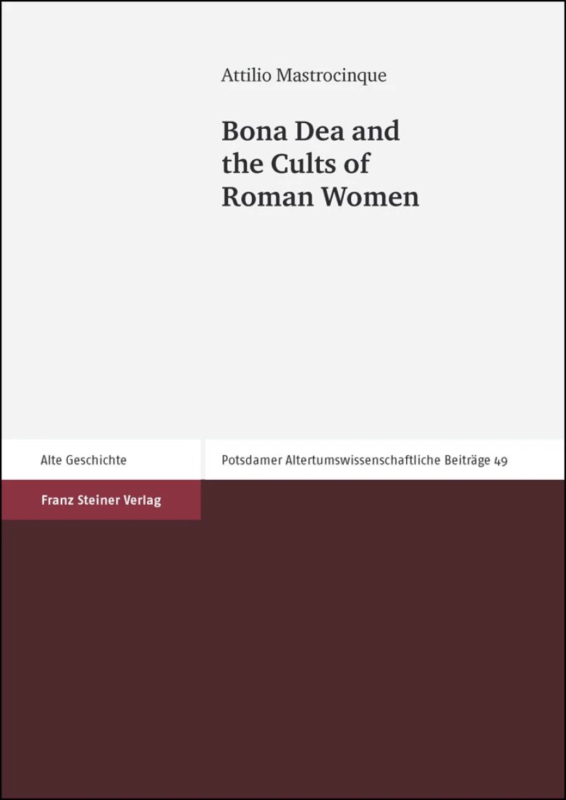 Portada: Bona Dea and the Cults of Roman Women