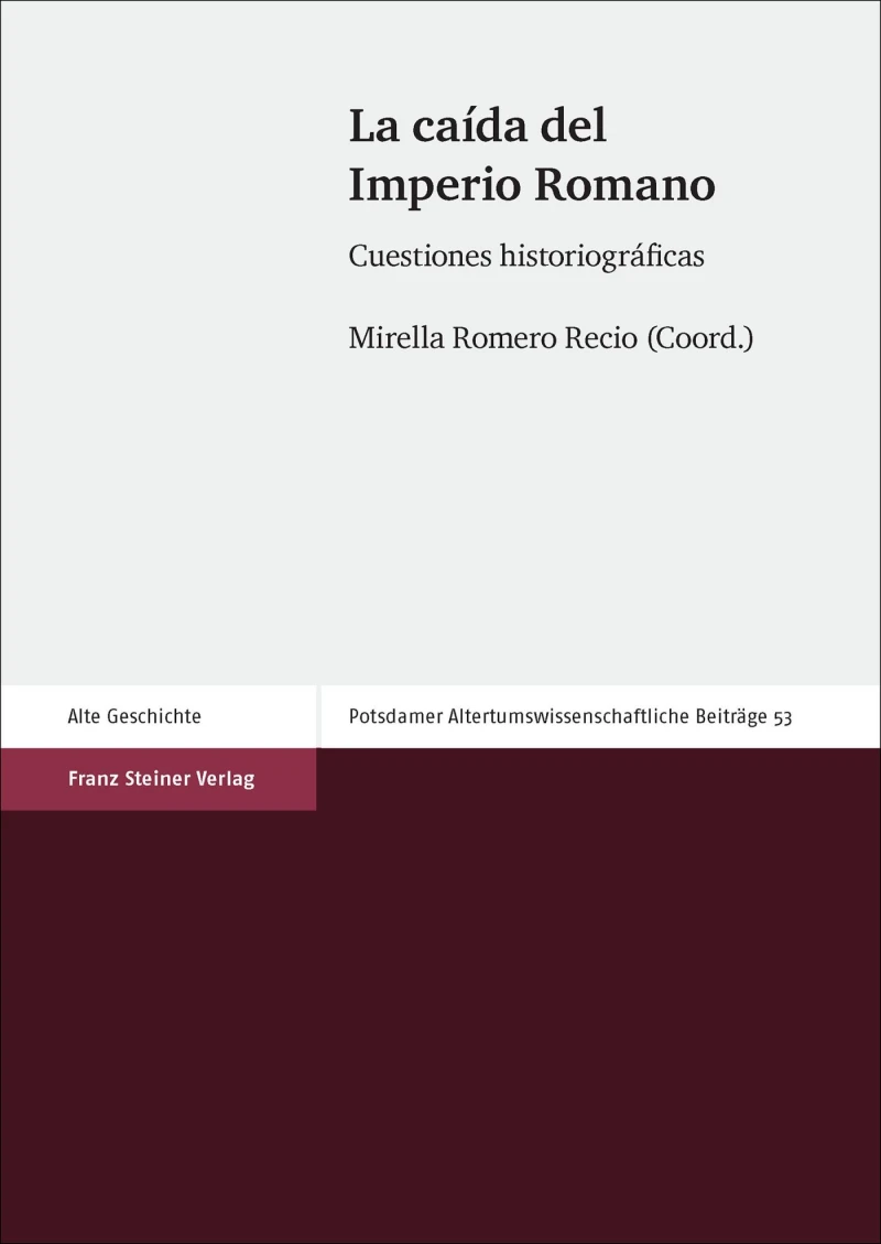 Portada: La caída del Imperio Romano