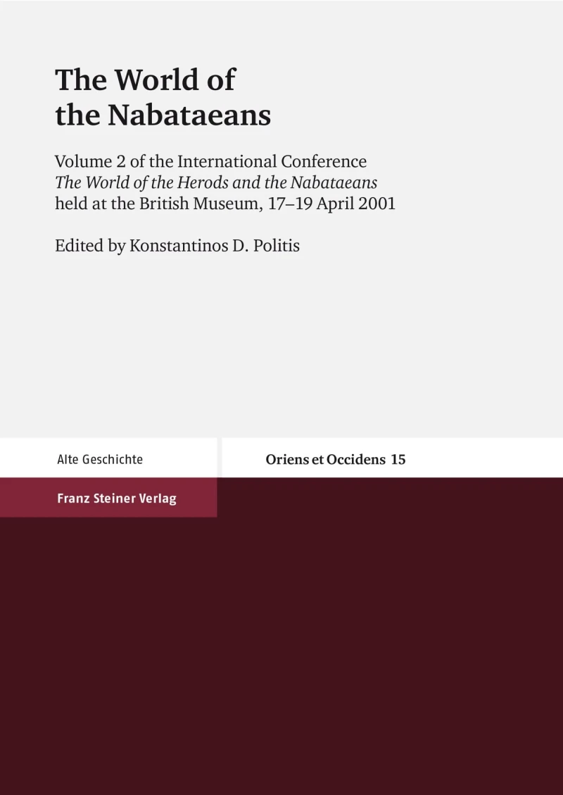 Portada: The World of the Nabataeans. Vol. 2