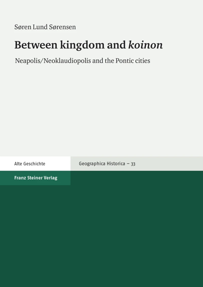 Portada: Between kingdom and "koinon"