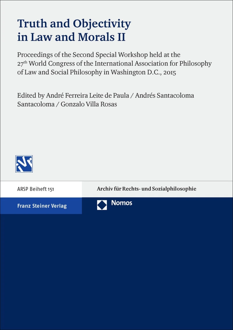Portada: Truth and Objectivity in Law and Morals. Vol. 2