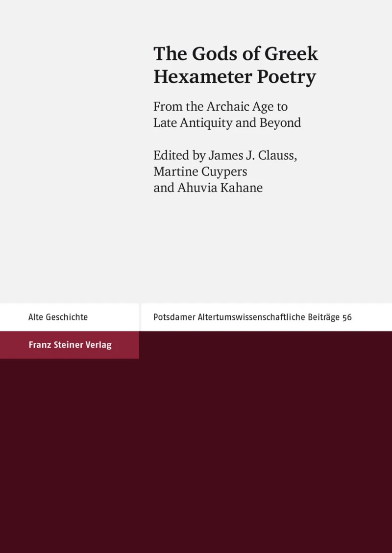 Portada: The Gods of Greek Hexameter Poetry
