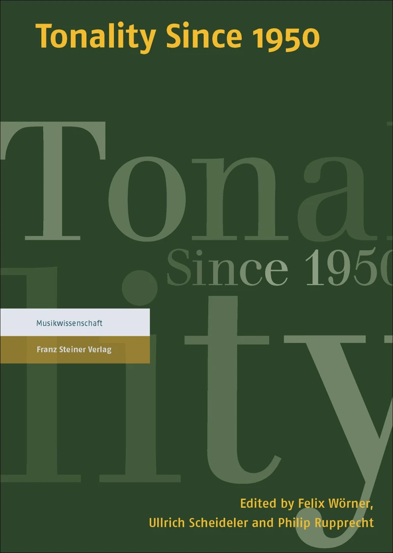 Portada: Tonality Since 1950