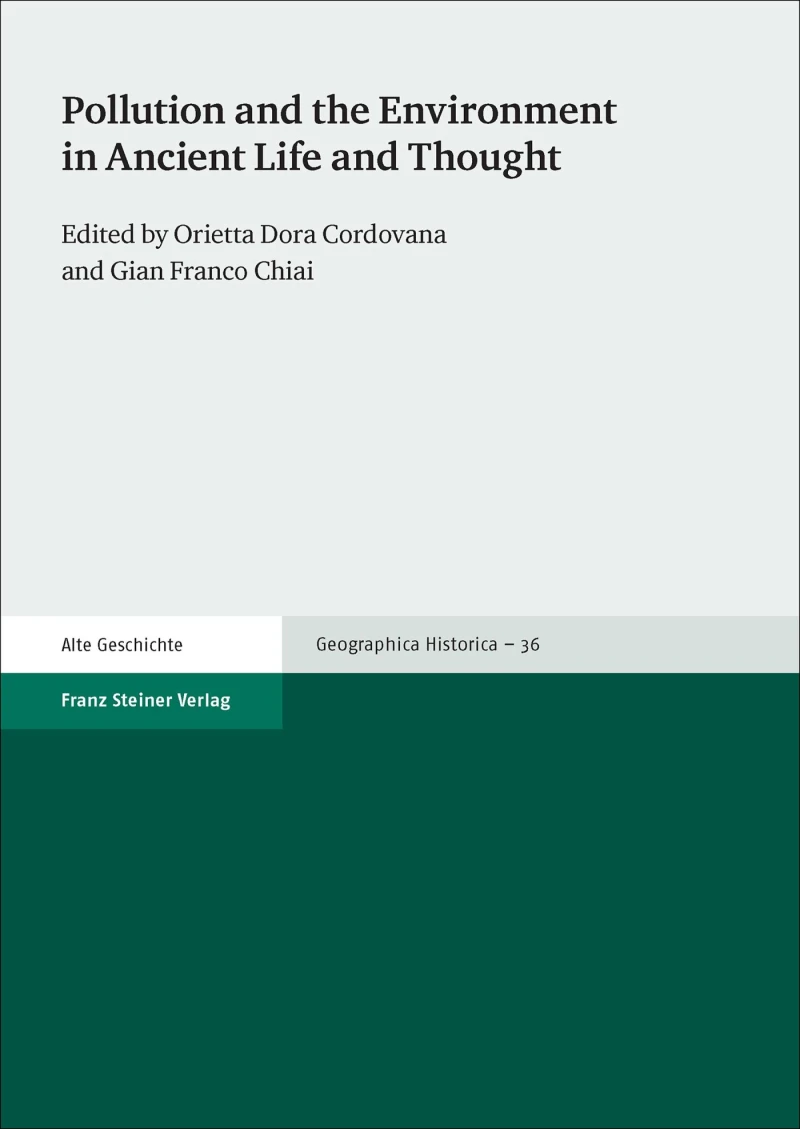Portada: Pollution and the Environment in Ancient Life and Thought