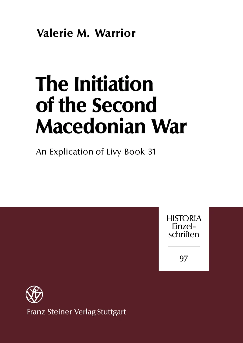 Portada: The Initiation of the Second Macedonian War
